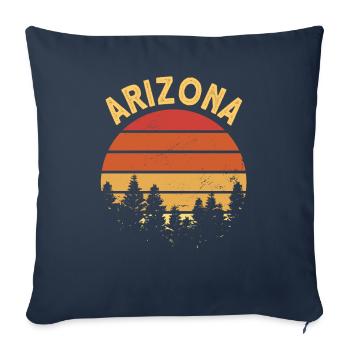 Arizona - Sofa pillowcase 17,3'' x 17,3'' (45 x 45 cm) - navy - Front