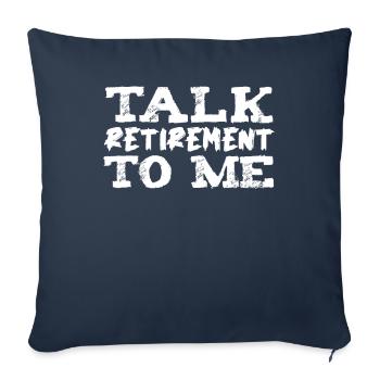 Pensioner pension - Sofa pillowcase 17,3'' x 17,3'' (45 x 45 cm) - navy - Front