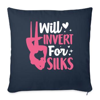 Aerial Silk Aerialist - Sofakissenbezug 45 x 45 cm - Navy - Vorne