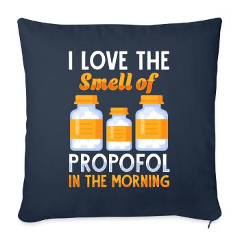 Anaesthetist - Sofa pillowcase 17,3'' x 17,3'' (45 x 45 cm) - navy - Front
