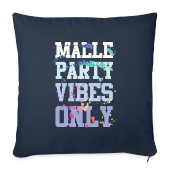 Malle Party Vibes - Sofa pillowcase 17,3'' x 17,3'' (45 x 45 cm) - navy - Front