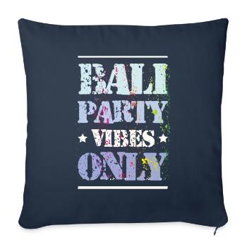 Ambiance de fête à Bali - Housse de coussin décorative 45 x 45 cm - bleu marine - Devant