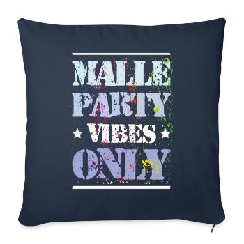 Malle Party Vibes - Sofa pillowcase 17,3'' x 17,3'' (45 x 45 cm) - navy - Front