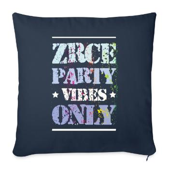 Zrce Party Vibes - Sofa pillowcase 17,3'' x 17,3'' (45 x 45 cm) - navy - Front