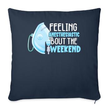 Anesthesiologist Anesthesiology - Sofa pillowcase 17,3'' x 17,3'' (45 x 45 cm) - navy - Front