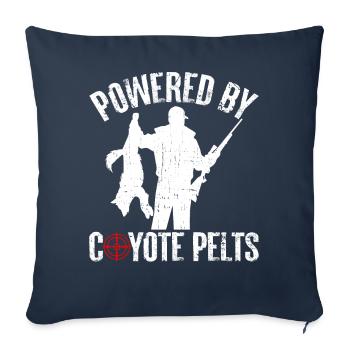 Coyote Hunt Coyote Hunter Yote - Sofa pillowcase 17,3'' x 17,3'' (45 x 45 cm) - navy - Front