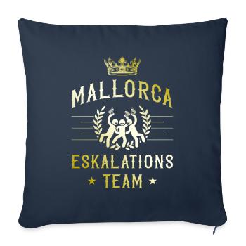 Mallorca Eskalation - Sofakissenbezug 45 x 45 cm - Navy - Vorne