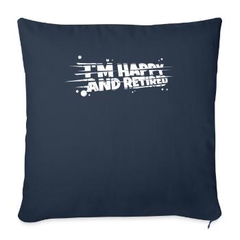 Pensioner pension - Sofa pillowcase 17,3'' x 17,3'' (45 x 45 cm) - navy - Front