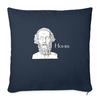 Homer - Sofakissenbezug 45 x 45 cm - Navy - Vorne