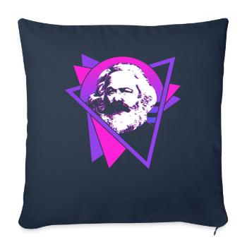 Socialist Socialism Communist Communism - Sofa pillowcase 17,3'' x 17,3'' (45 x 45 cm) - navy - Front