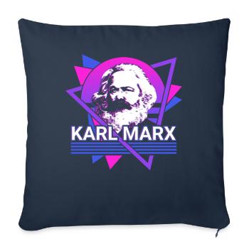 Socialist Socialism Communist Communism - Sofa pillowcase 17,3'' x 17,3'' (45 x 45 cm) - navy - Front