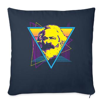 Socialist Socialism Communist Communism - Sofa pillowcase 17,3'' x 17,3'' (45 x 45 cm) - navy - Front