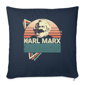 Socialist Socialism Communist Communism - Sofa pillowcase 17,3'' x 17,3'' (45 x 45 cm) - navy - Front
