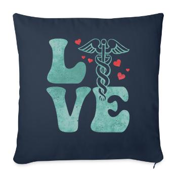 Biomedical Engineer Engineering - Sofa pillowcase 17,3'' x 17,3'' (45 x 45 cm) - navy - Front