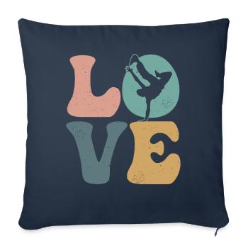 Breakdance Danse Breakdancer Hip Hop Dance - Housse de coussin décorative 45 x 45 cm - bleu marine - Devant