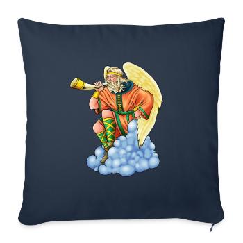 Dieu slave Stribog - Housse de coussin décorative 45 x 45 cm - bleu marine - Devant