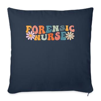 Groovy Forensic Nurse SANE Strafvollzugskrankenpfl - Sofa pillowcase 17,3'' x 17,3'' (45 x 45 cm) - navy - Front