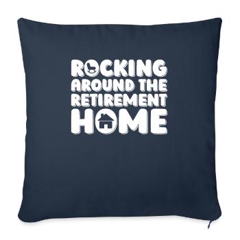 Pensioner pension - Sofa pillowcase 17,3'' x 17,3'' (45 x 45 cm) - navy - Front