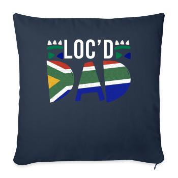 Dreadlocks Rastafari Rasta Afro - Sofakissenbezug 45 x 45 cm - Navy - Vorne