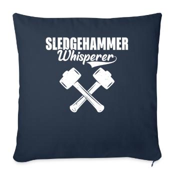 Fun day of house demolition - Sofa pillowcase 17,3'' x 17,3'' (45 x 45 cm) - navy - Front