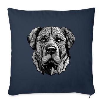 Kangal Hund Portrait - Sofakissenbezug 45 x 45 cm - Navy - Vorne