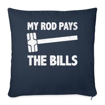 Fun day of house demolition - Sofa pillowcase 17,3'' x 17,3'' (45 x 45 cm) - navy - Front