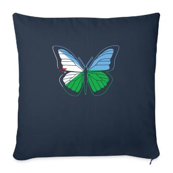 Dschibuti - Sofakissenbezug 45 x 45 cm - Navy - Vorne