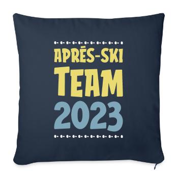 Apres Ski 2023 - Sofakissenbezug 45 x 45 cm - Navy - Vorne