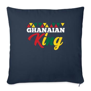 Ghana - Sofa pillowcase 17,3'' x 17,3'' (45 x 45 cm) - navy - Front