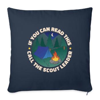 Scout Guide - Sofa pillowcase 17,3'' x 17,3'' (45 x 45 cm) - navy - Front
