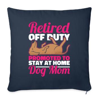 Pensioner pension - Sofa pillowcase 17,3'' x 17,3'' (45 x 45 cm) - navy - Front