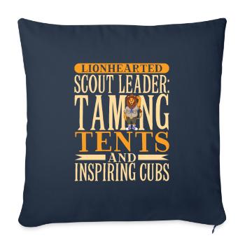 Leo - Scout Supervisor - Sofa pillowcase 17,3'' x 17,3'' (45 x 45 cm) - navy - Front