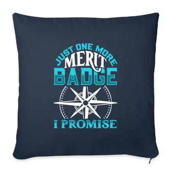 Boy Scout Badge - Boy Scout - Sofa pillowcase 17,3'' x 17,3'' (45 x 45 cm) - navy - Front