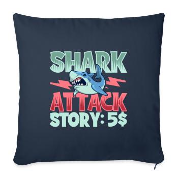 Haibiss History - Sofa pillowcase 17,3'' x 17,3'' (45 x 45 cm) - navy - Front