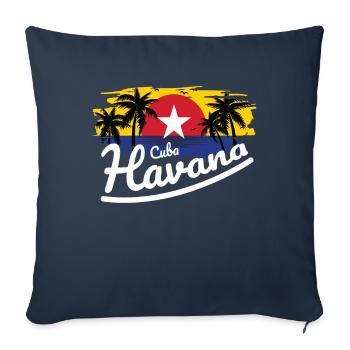 Havana Cuba Cuba Holidays - Sofa pillowcase 17,3'' x 17,3'' (45 x 45 cm) - navy - Front