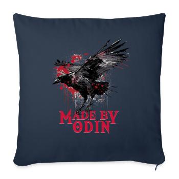 Made by odin Viking culture - Sofa pillowcase 17,3'' x 17,3'' (45 x 45 cm) - navy - Front