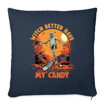 Halloween design for the Halloween party - Sofa pillowcase 17,3'' x 17,3'' (45 x 45 cm) - navy - Front