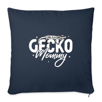 Gecko owner - Gecko Mama - Sofa pillowcase 17,3'' x 17,3'' (45 x 45 cm) - navy - Front