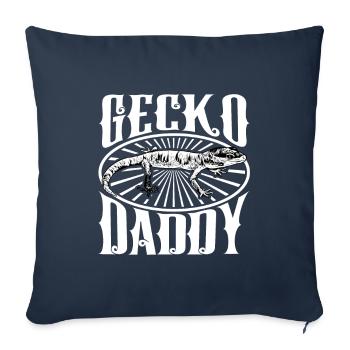 Gecko owner - Gecko Papa - Sofa pillowcase 17,3'' x 17,3'' (45 x 45 cm) - navy - Front