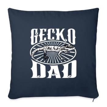 Gecko owner - Gecko Papa - Sofa pillowcase 17,3'' x 17,3'' (45 x 45 cm) - navy - Front