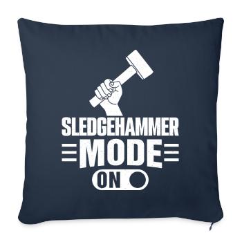 Fun day of house demolition - Sofa pillowcase 17,3'' x 17,3'' (45 x 45 cm) - navy - Front