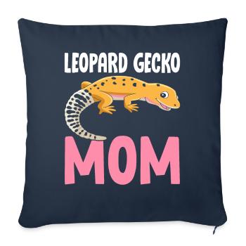 Eidechsenmama Reptil - Sofakissenbezug 45 x 45 cm - Navy - Vorne