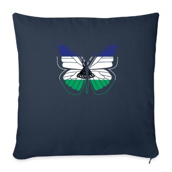 Lesotho - Sofa pillowcase 17,3'' x 17,3'' (45 x 45 cm) - navy - Front