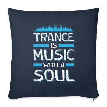 Trance Soul - Sofa pillowcase 17,3'' x 17,3'' (45 x 45 cm) - navy - Front
