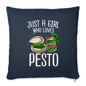 Pesto - Sofa pillowcase 17,3'' x 17,3'' (45 x 45 cm) - navy - Front