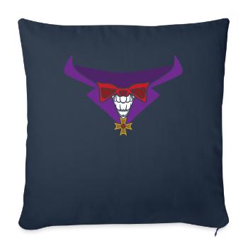 Vampire Costume Vampire Halloween - Sofa pillowcase 17,3'' x 17,3'' (45 x 45 cm) - navy - Front