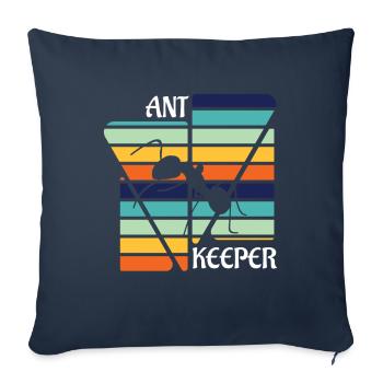 Ant Keeper Ameisen Insekt Entomologe - Sofakissenbezug 45 x 45 cm - Navy - Vorne