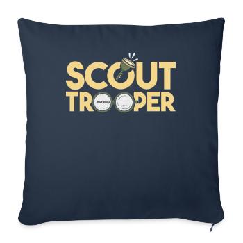 Boy Scout Scout Trooper - Sofa pillowcase 17,3'' x 17,3'' (45 x 45 cm) - navy - Front