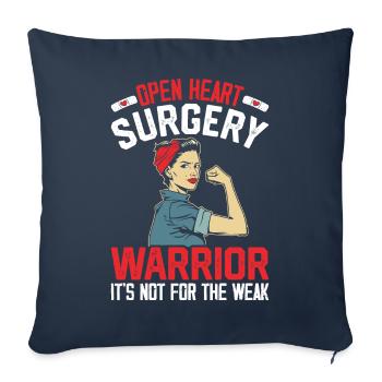 Survivor Recovery - Sofa pillowcase 17,3'' x 17,3'' (45 x 45 cm) - navy - Front