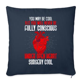 Restoration - Sofa pillowcase 17,3'' x 17,3'' (45 x 45 cm) - navy - Front
